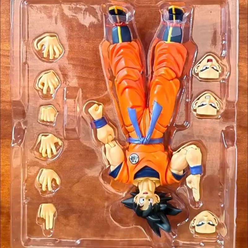 

Desktop Ornaments SHFSon Goku 2.0 Earth Super Saiyan Black Hair Dragon Ball Z Anime Figure Statue Gift Doll Bandai Banpresto