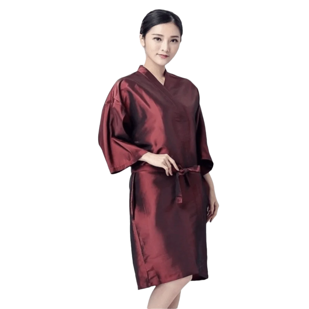 

Профессиональный халат для парикмахерской, водонепроницаемый халат для парикмахерской, платье для клиента, накидка, легкие женские халаты для стрижки волос