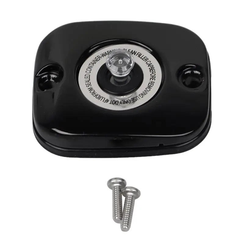 Front Brake Clutch Master Cylinder Cover For Street Electra Glide Softail Dyna Touring Motorcycle With Bolts Included