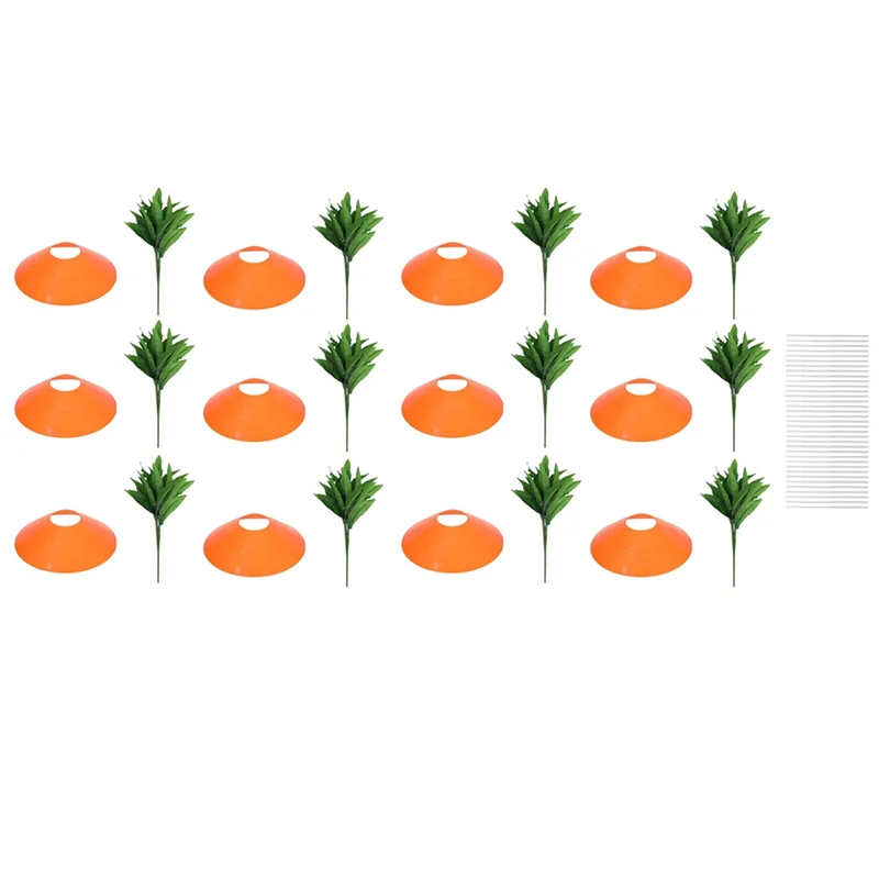 

High Quality-Easter Yard Sign 3D Carrot Outdoor Yard Sign Waterproof And Rainproof Yard Decoration