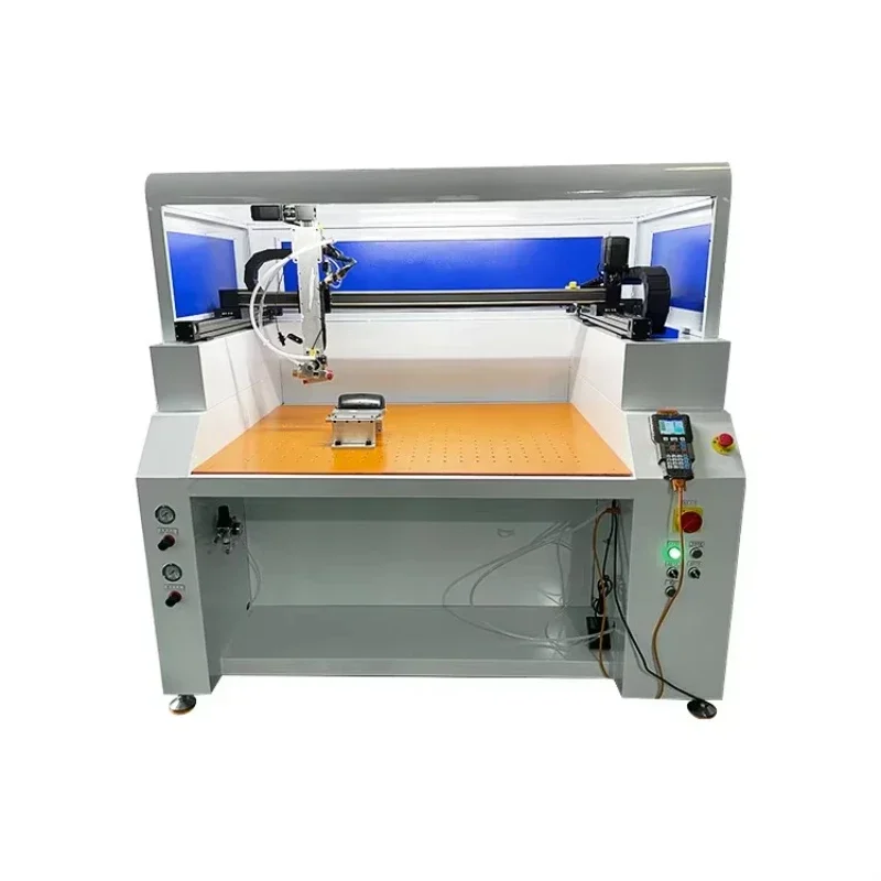 Automatic numerical control glue spraying machine packing box luggage dispensing coating machine