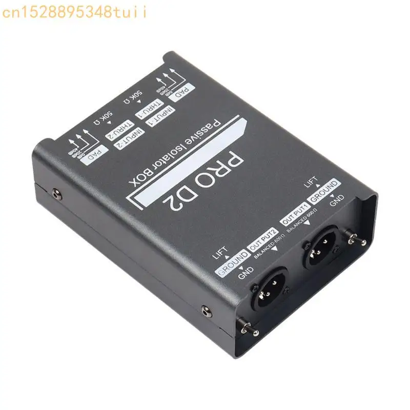 

Y4QF Double Channel 6.5 Mixers Sound Isolator Currents Sound Noise Mixers Isolator