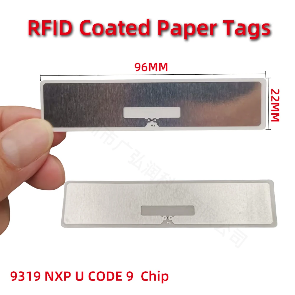 RFID UHF Tags Sticker 860-960MHz Long Range UCODE U9 Lable Adhesive for Sports Timing Race Vehicle Asset Inventory Rfid