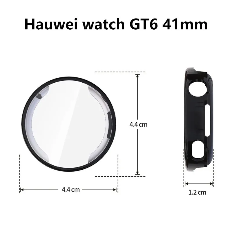 Case for Huawei Watch GT 6 46mm 41mm Screen Protector Case Soft TPU All-Around Protective Bumper Cover Tempered Glass PC Screen - view 6