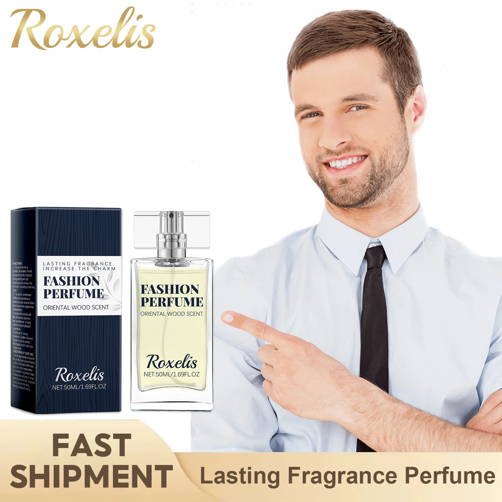 

Fragrance Perfume Spray Woody Aromatic Notes Lasting Sandalwood Aroma Attracting Confidence Charm Men Eau De Parfum For Work Dat