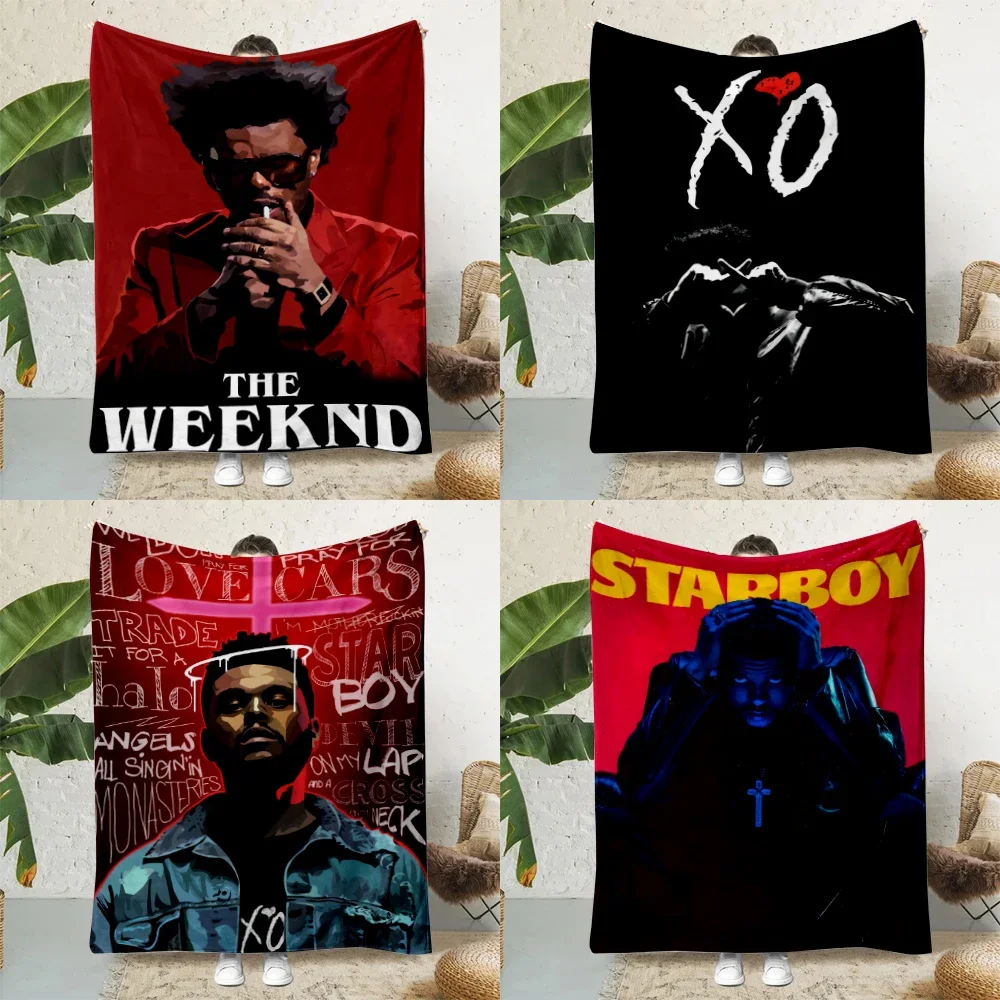 The Weeknd XO Minimalist Poster Printed Blanket Picnic Blankets Warm Blanket Soft and Comfortable Home Travel Birthday Gift