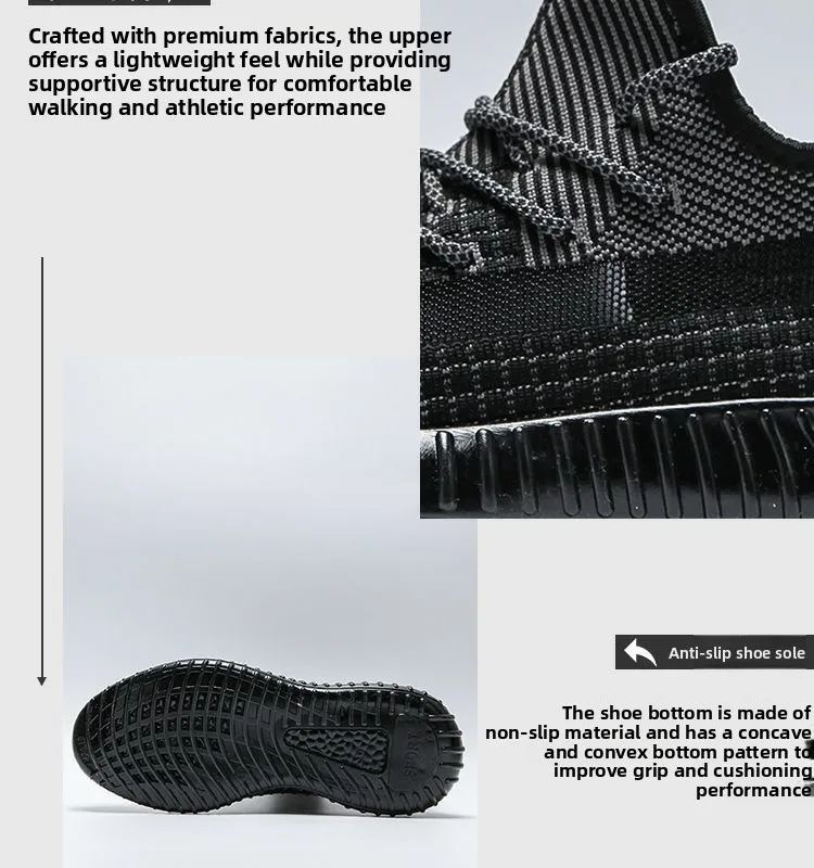 Neue Frühlings- und Herbst-Herrenschuhe aus atmungsaktivem Mesh-Canvas, modische Freizeitsneaker im koreanischen Trend, leichte Wanderschuhe – Detail 5