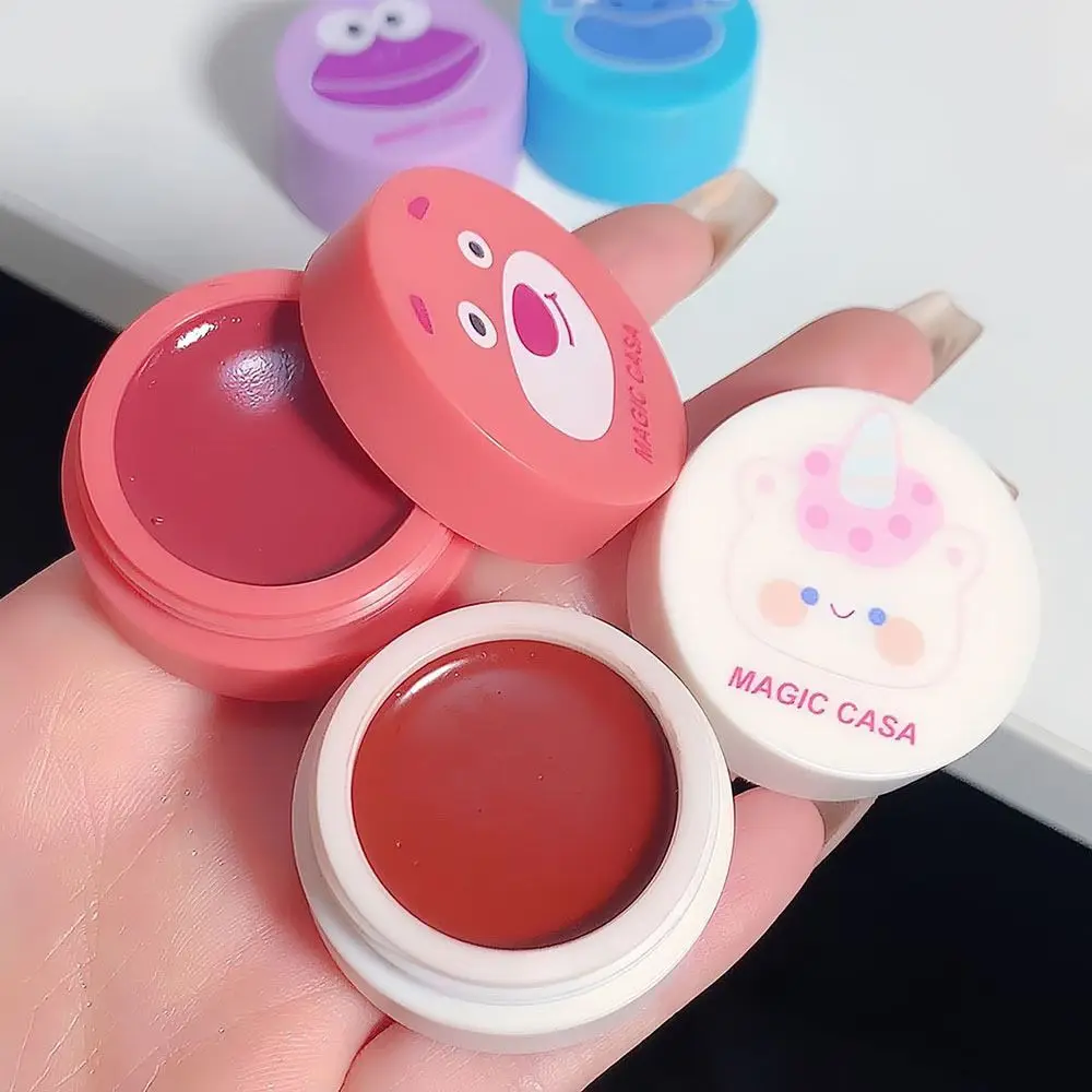 Schöne Dose geformt Make-up Cartoon Lippen paste Lippen pflege Kosmetik matt lang anhaltenden Lip gloss natürlichen wasserdichten Lippenstift Frauen