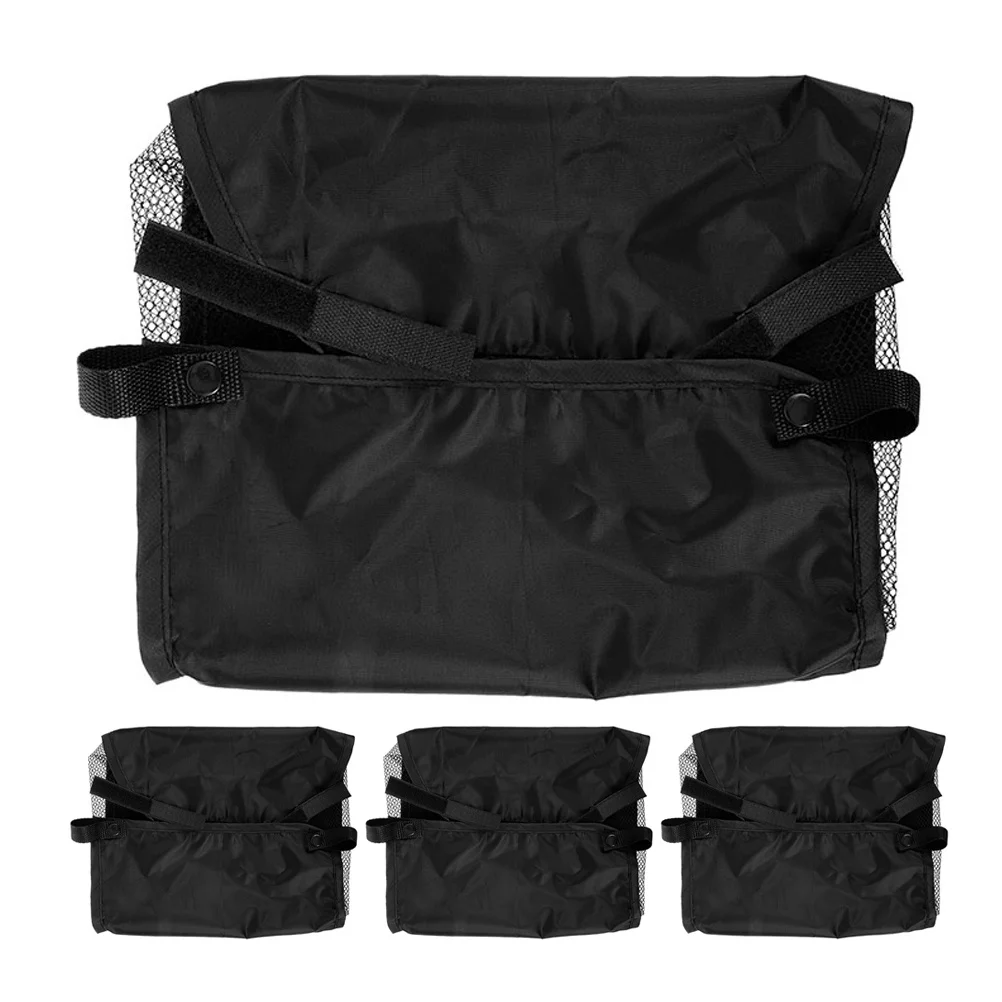 

4 шт., сумка для хранения детской коляски, многофункциональный органайзер, сетчатая корзина под коляску, простая установка, сетка для хранения, сетка для груза