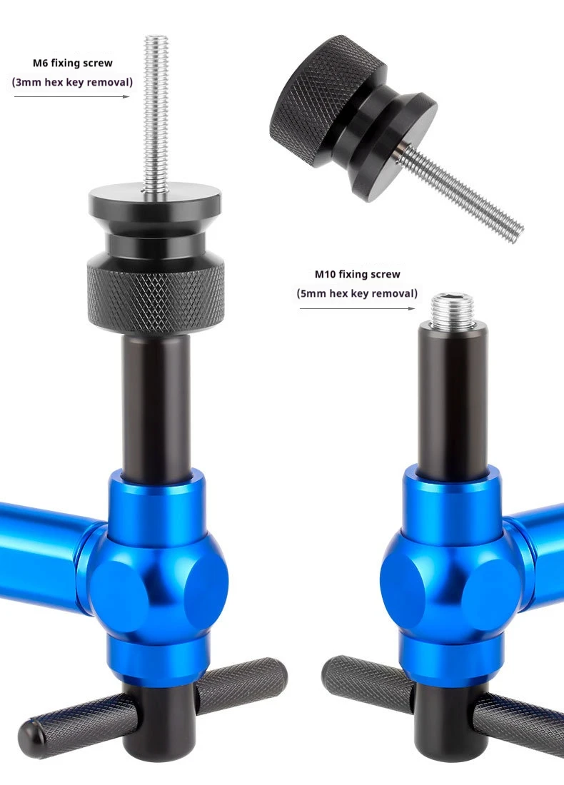TOOPRE Rennrad-Schaltwerk-Ausrichtungswerkzeug Fahrrad-Schaltkopfhalterung Lenkerhöhen-Winkel Links-Rechts Symmetrischer Einsteller – Detail 9