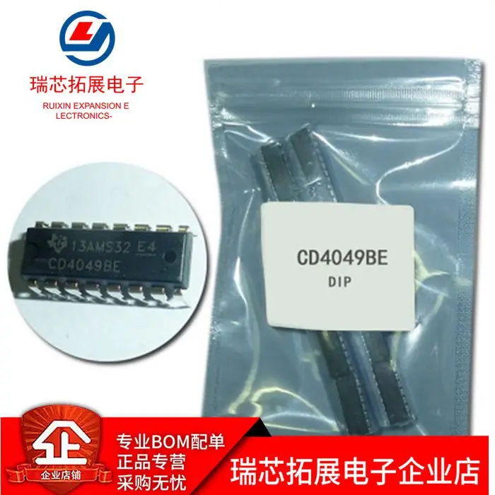 

30pcs original new CD4049UBE CD4049BE DIP16 six-phase inversion/buffer logic circuit chip,