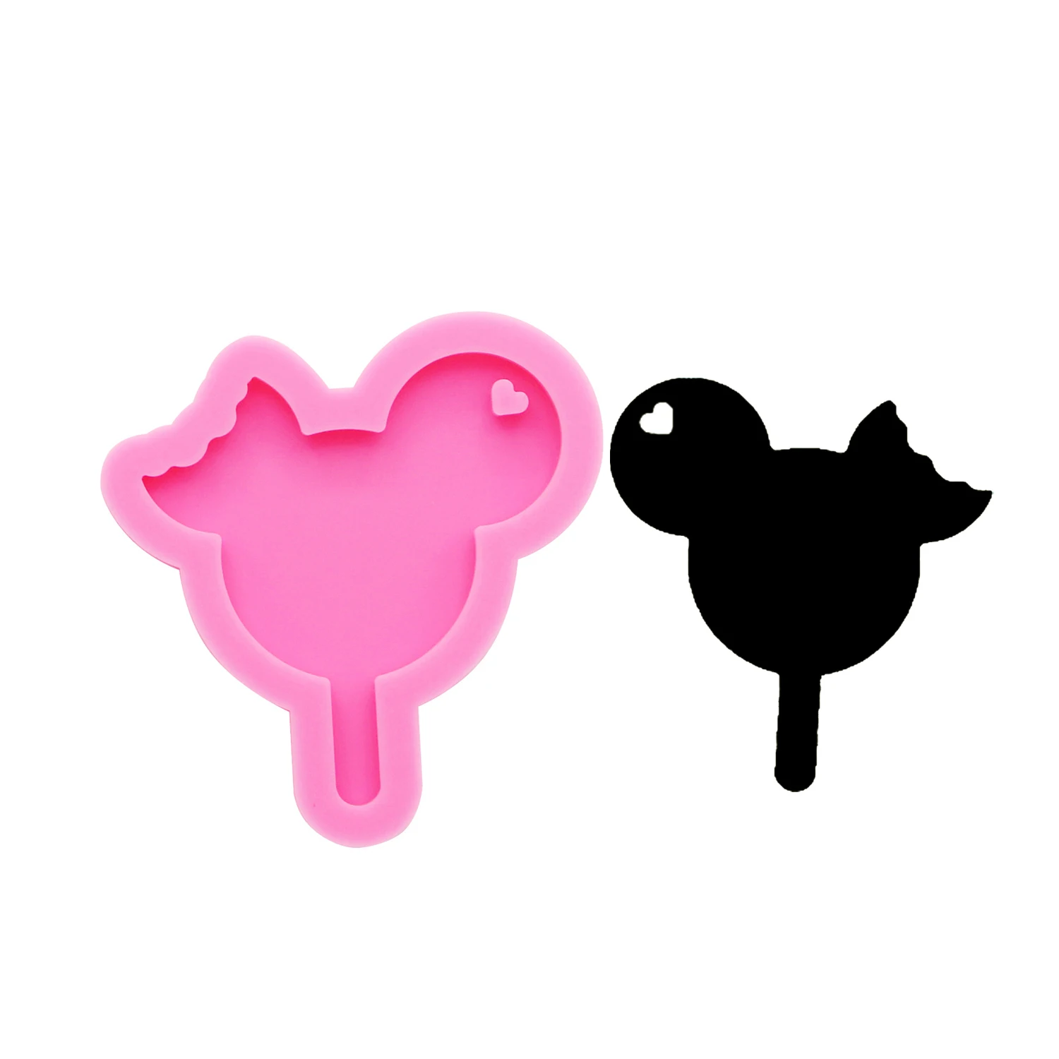 Mouse Bow Silicone Mold for Chocolate Sugar Craft Clay Cake DIY Baking Supplies
