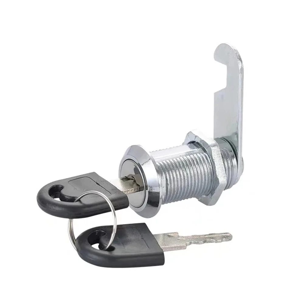 Cylinder Locks for Door Cabinet, Mailbox Padlock, Drawer Cupboard Box Lock with 2 Keys Cam, Furniture Hardware, 16/20/25/30MM