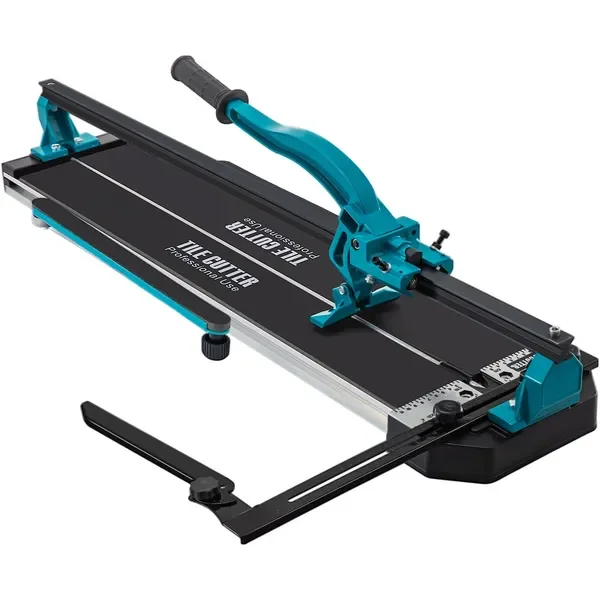 

Tile Cutter, 48 Inch Manual Tile Cutter, Tile Cutter Tools with Single Rail & Double Brackets, 3/5 in with Precise Laser