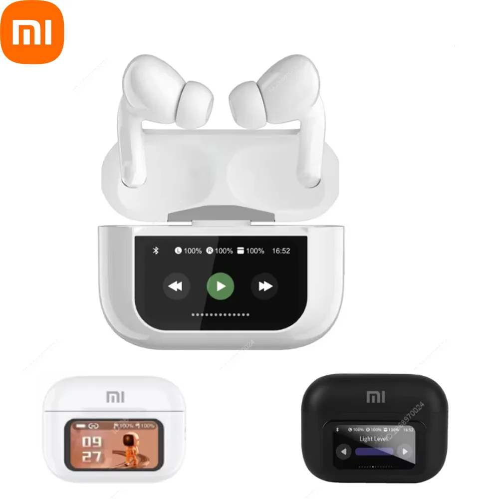 Xiaomi A9 Pro Earbuds Wireless Bluetooth 5.4 Noise Cancelling Headphones TWS Sports Touch Screen Control Gaming Headphones