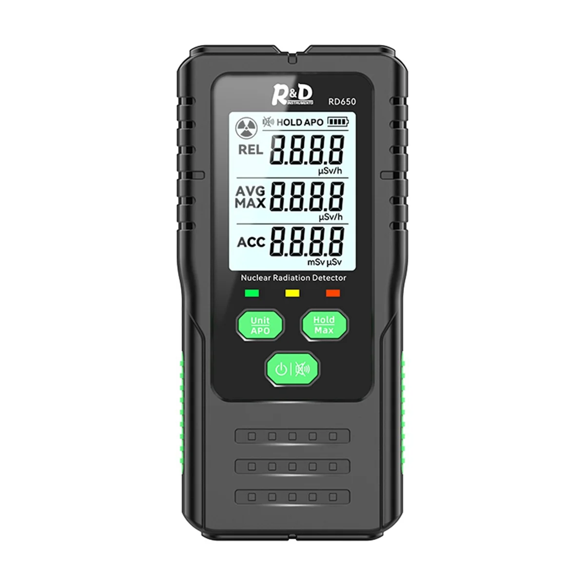 RD650 Geiger Counter Nuclear Radiation Detector X-Ray γ-Ray β-Ray Radioactivity Tester Detector Personal Dosimeter