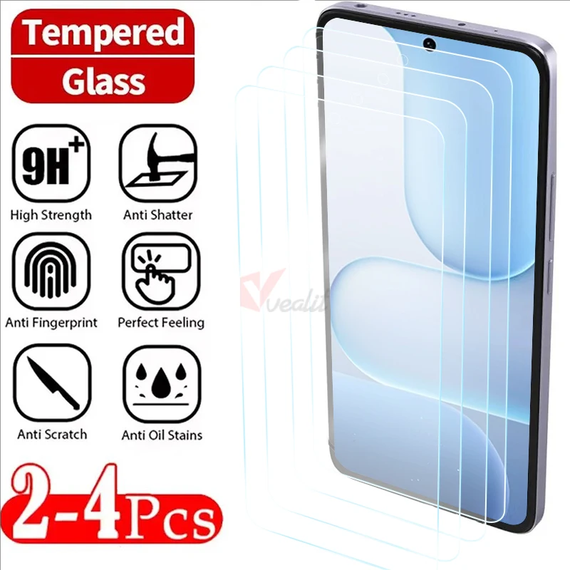 

2-4pcs Transparent Screen Protector for Honor 500 400 Pro 200 90 Lite Tempered Glass for Honor Win RT Power 2 Clear Glass