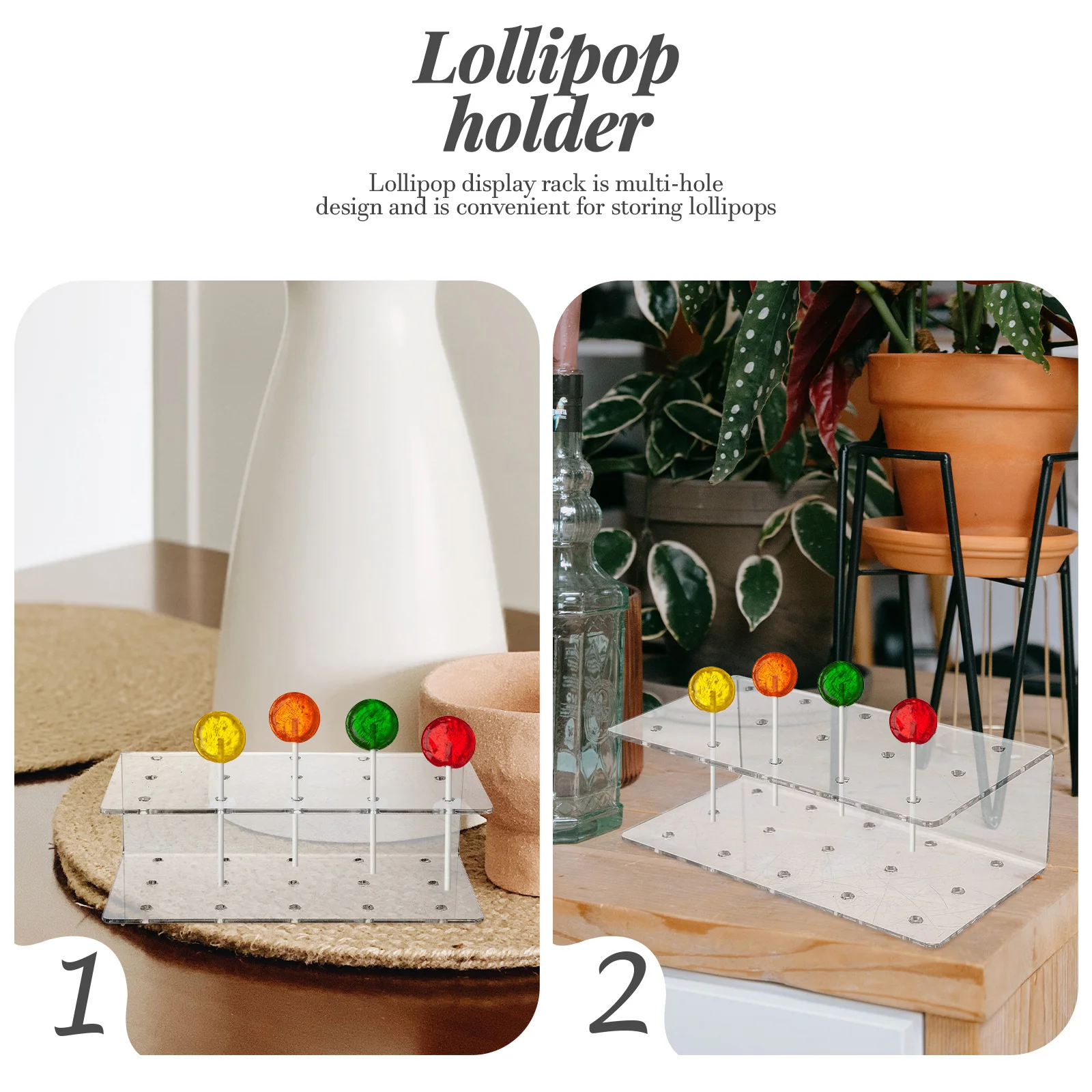 Cake Pop Sticks Lollipop Holder Ornament Display Stand Store Bracket Pops Child Lollipops