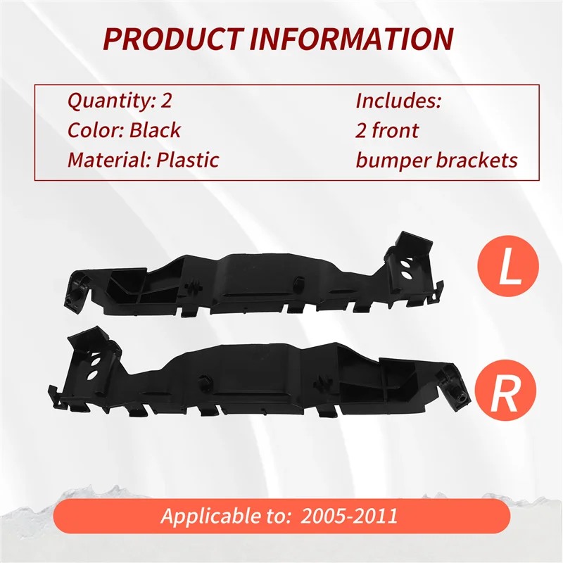 ABIB -2 قطعة حامل المصد الأمامي للسيارة 71731-63J00 71732-63J00 لسوزوكي سويفت 2005-2011