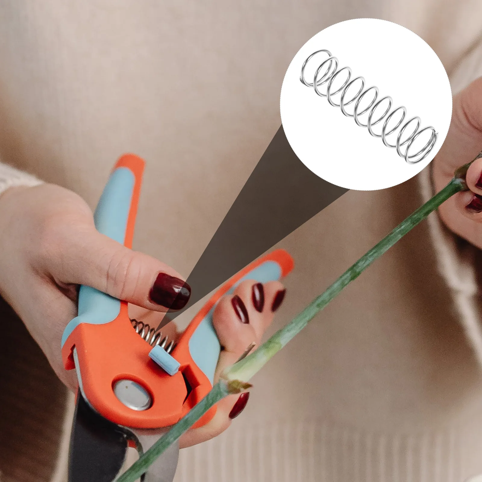 

3 Pcs Pruners Spring Replacement Parts Gardening Tools Stainless Steel Anti Rust Flexible Fits Handheld Shears pruning parts