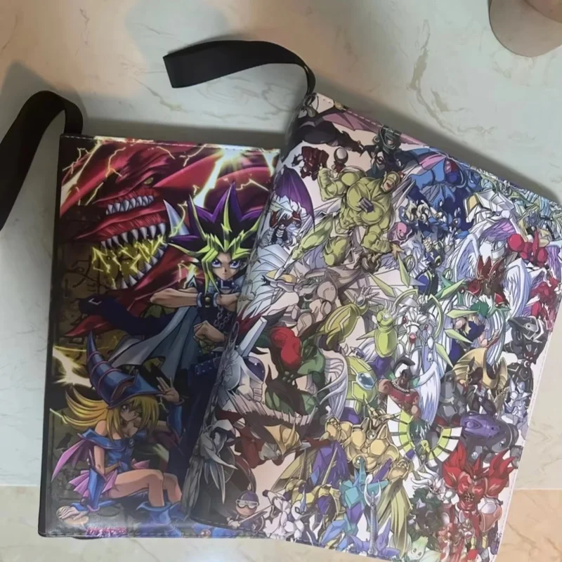Heißes 400/900 Seiten Yu Gi Oh! Kartenalbum, Karte, Brief, Ordner, Binder, Notizbuch, Spielsammlung, Geschenk, weißer Drache, dunkler Archmage, Muto-Spiele