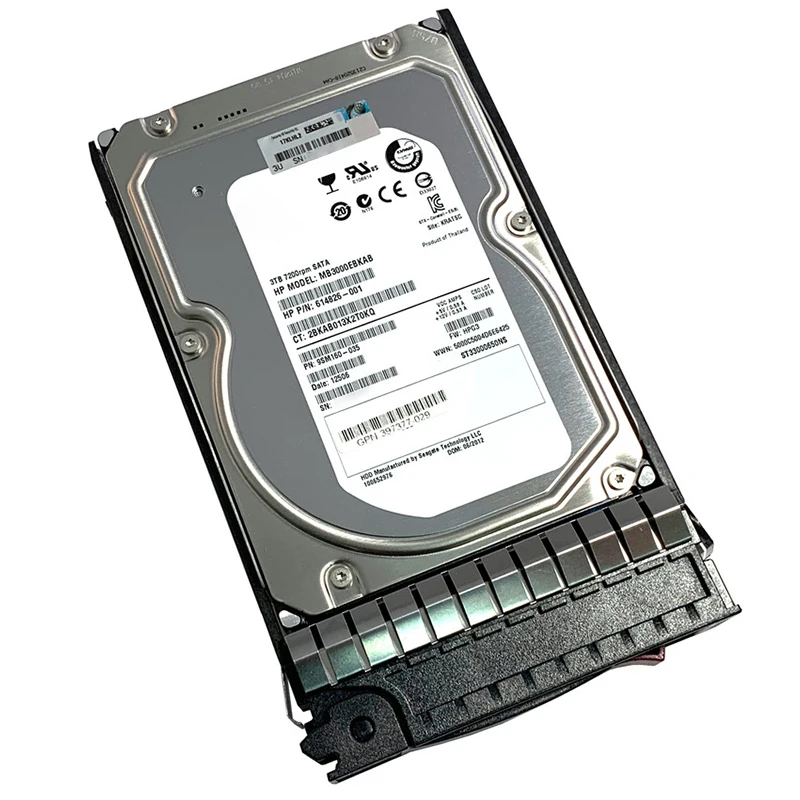 

100%New In box 3 year warranty 628059-B21 3TB 7.2K 3.5" SATA 628180-001 Need more angles photos, please contact me