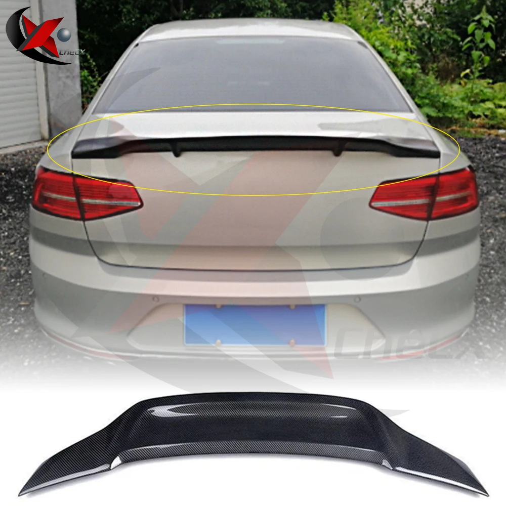 

Suitable for 2017-2023 Volkswagen Magotan Passat B8 Carbon Fiber Rear Spoiler Rear Luggage Cover Rear R-Shaped Aerodynamic Kit