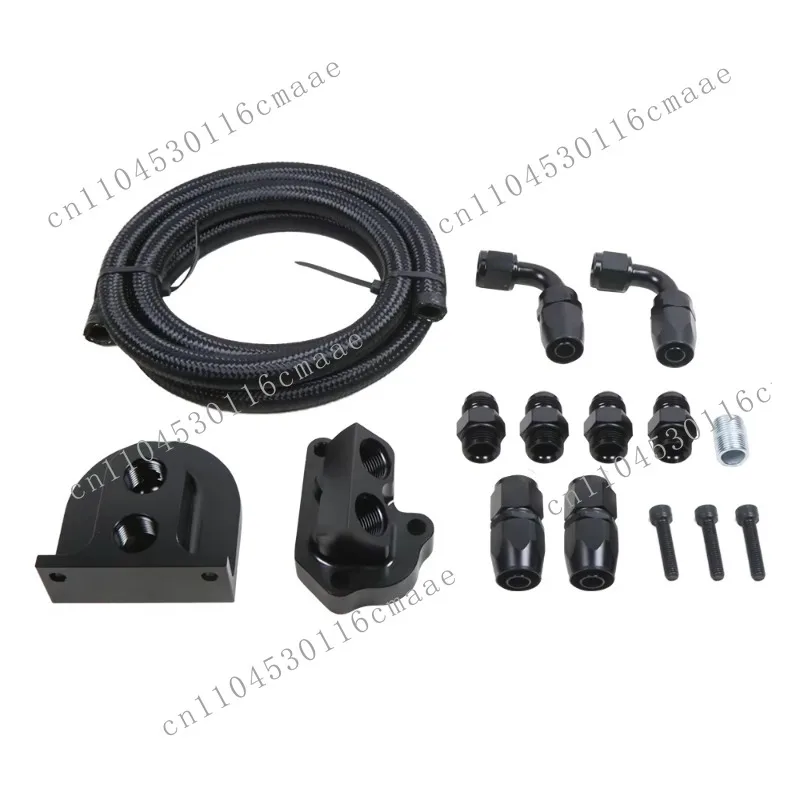 For 2011-2024 FORD 5.0 MUSTANG COYOTE OIL FILTER RELOCATION KIT F150 Aluminum