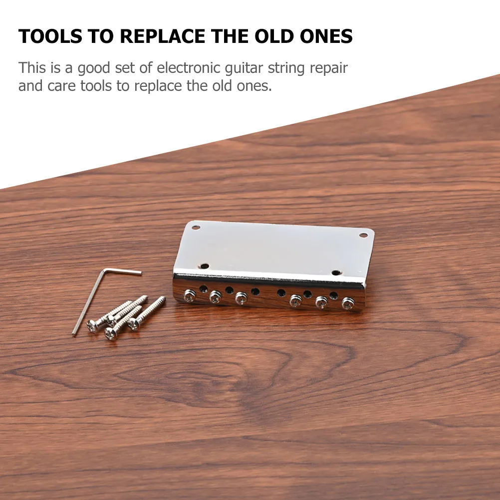 

Bridge Guitar Saddle Parts Electric Replacement Bridges Tailpiece Accessories Tremolo Saddles