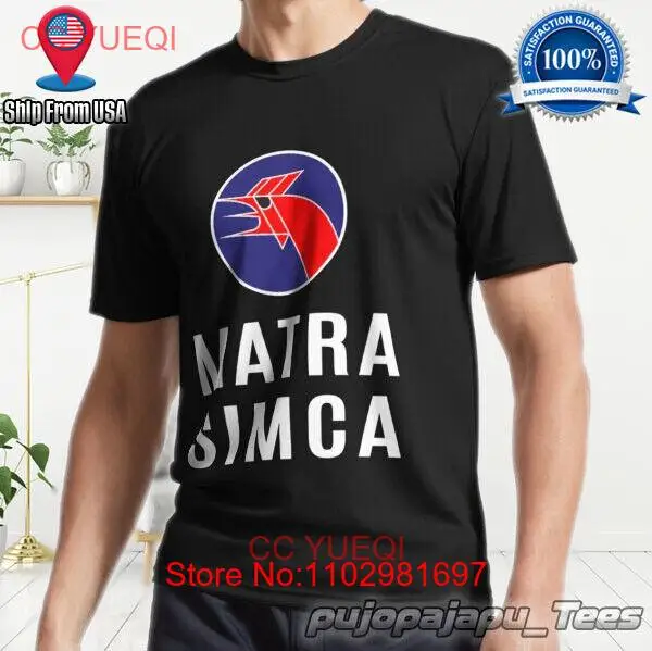 Matra Simca 1973 Logo American funny cotton T shirt SIZE S-5XL