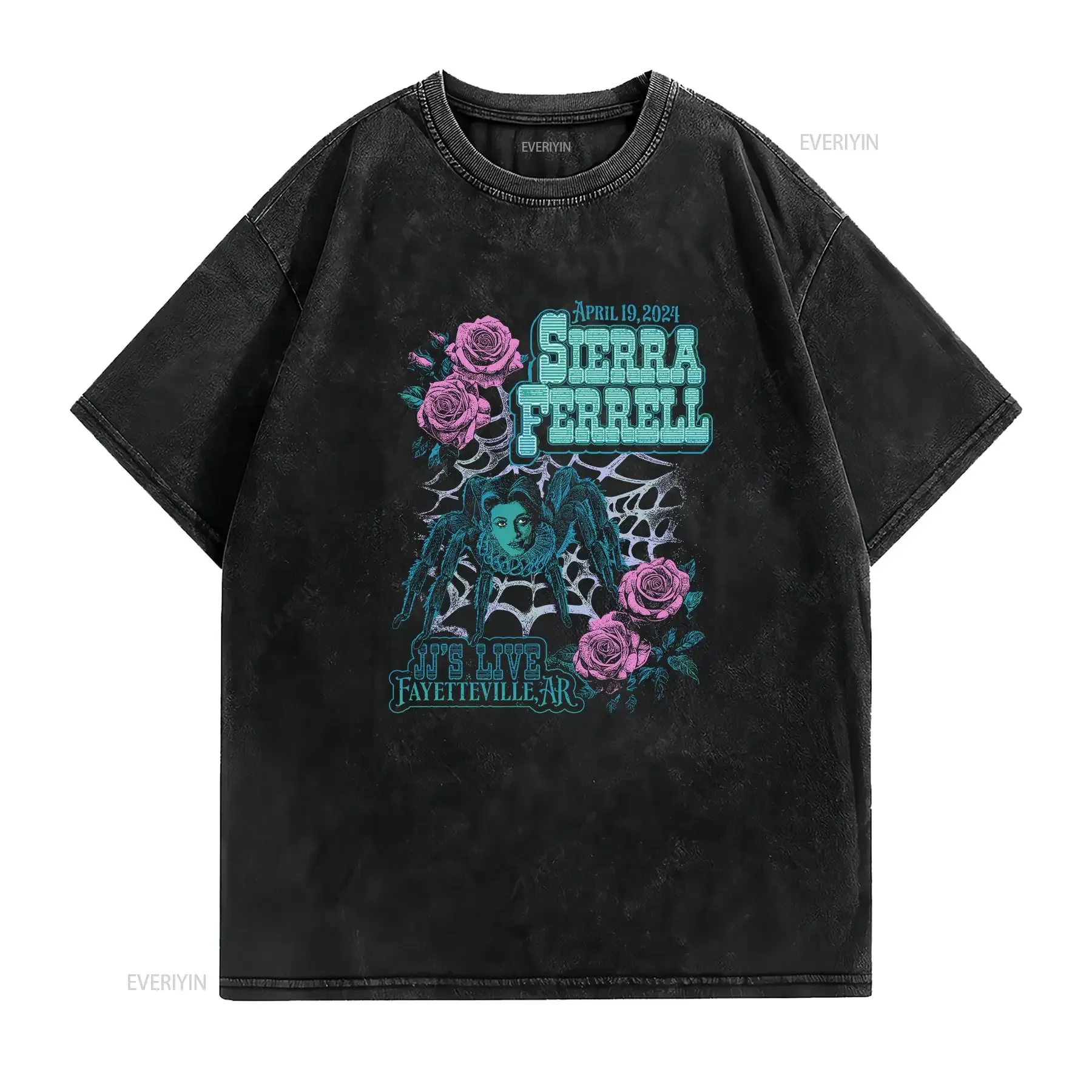 Hot Item Sierra Ferrell Live On Stage Tour 2024 T Shirt For Holiday S 4XL vintage Washed graphic Slightly streetwear Stylish
