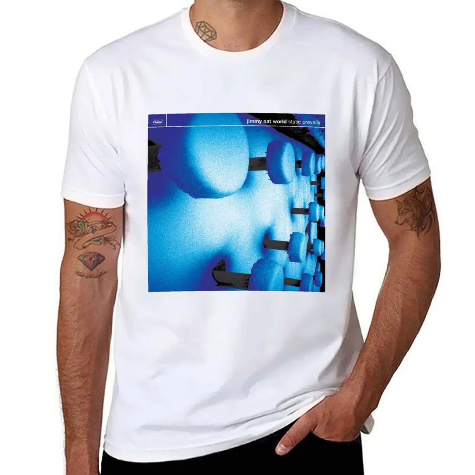 

Jimmy Eat World static prevails T-Shirt t shirts for man cotton man t shirts cotton T-Shirt