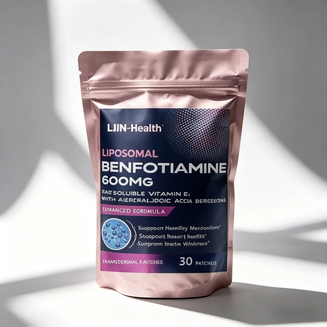 30 Patches Benfotiamine(Fat-Soluble Vitamin B1) Transdermal Patches with Alpha-Lipoic Acid – Supports Healthy Metabolism