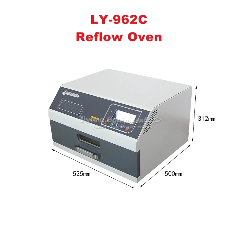 2400W 220V Digital display reflow welding machine LY 962C with programmable reflow oven
