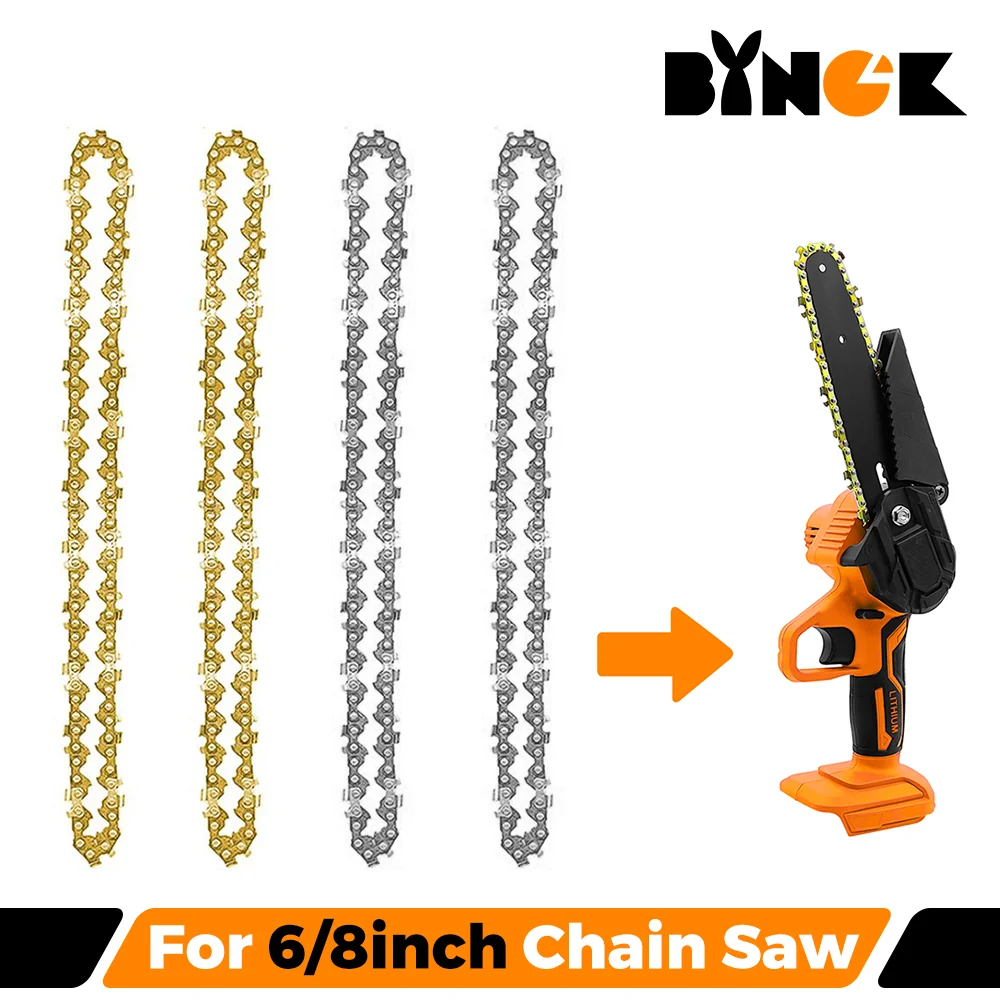 6/8 Inch Mini Steel Chainsaw Chain For Mini Pruning Saw Electric Saw High Quality And Durable Garden ChainSaw Accessories