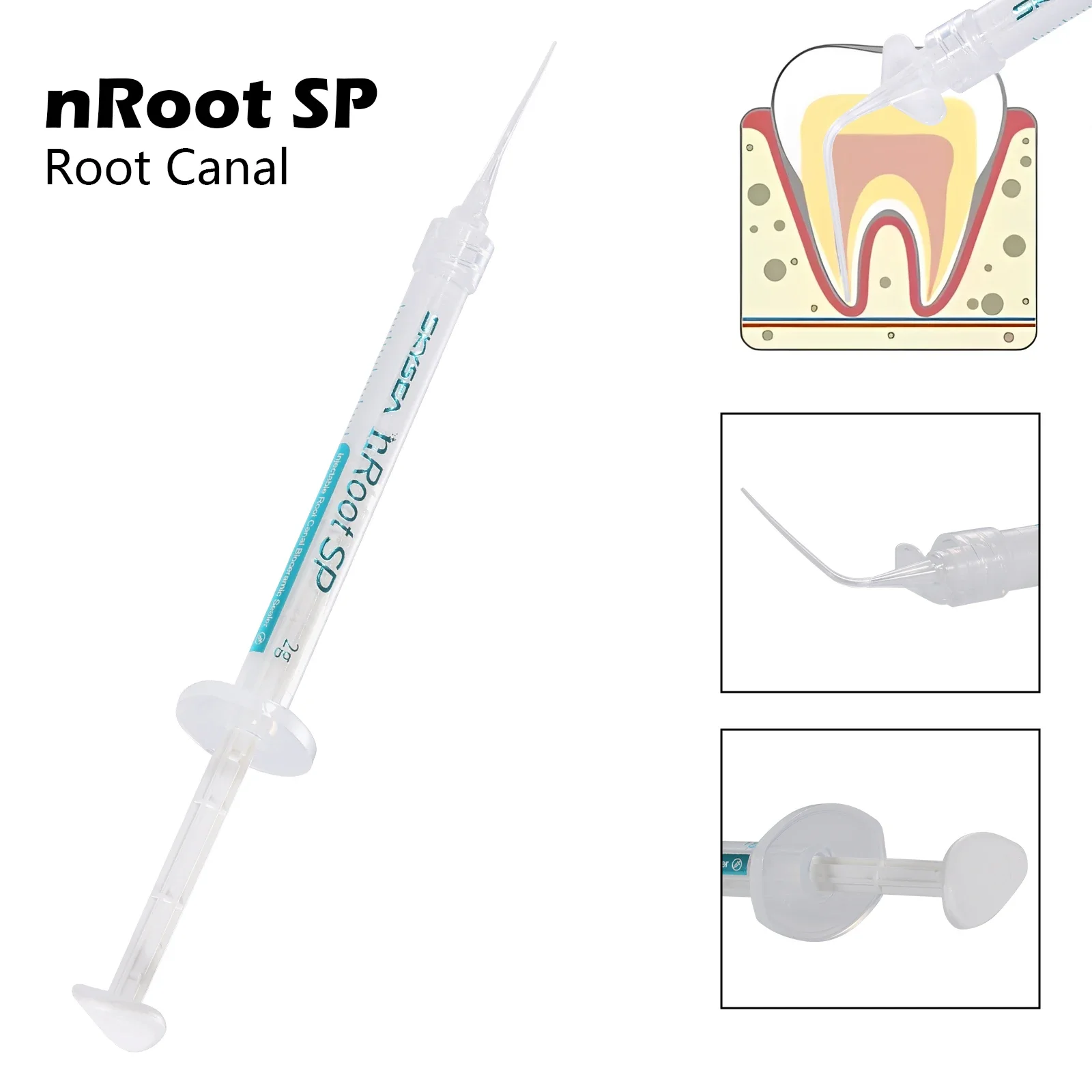 

1-10 шт. Инъекционный биокерамический герметик для эндодонтического заполнения корневых каналов 1г/2г - Профессиональный стоматологический класс
