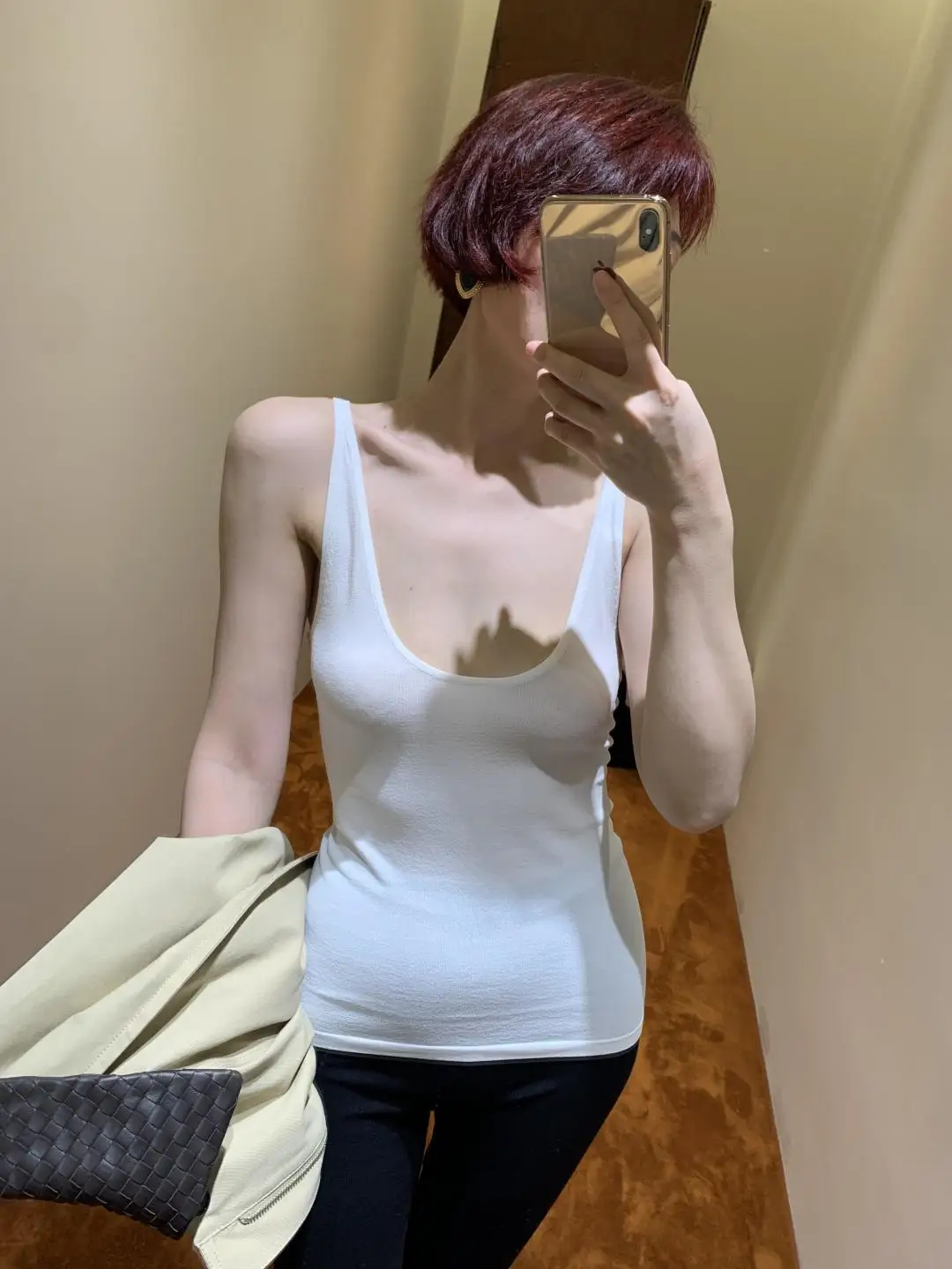 

Minimalist & Versatile White Women's Clothing — Chic, Casual, and Stretchy Slim-Fit Top (Women's Summer 2026 New Arrival)