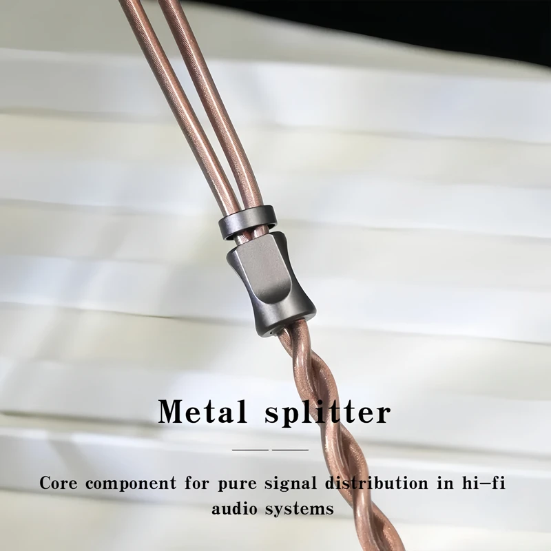 Nici HiFi 20 Premium IEM Cable, 4.4mm/3.5mm/6.35mm Plugs with MMCX 2-Pin For IE900, IE600, IE300, N5005, and Various IEMs