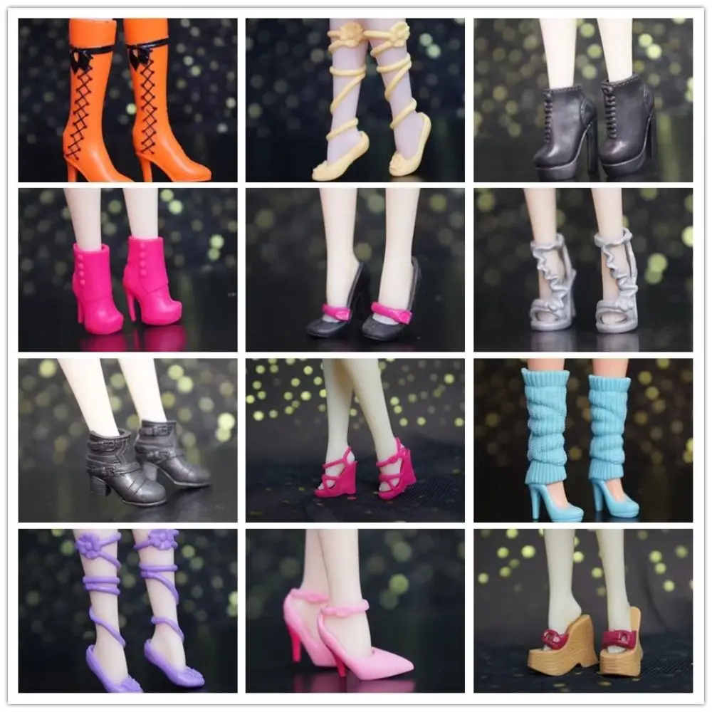 1/6 Doll Shoes High Heels Boots Super Model 30cm Figure Doll Sandals Original Doll Casual Shoes Female Doll Boots Accessories