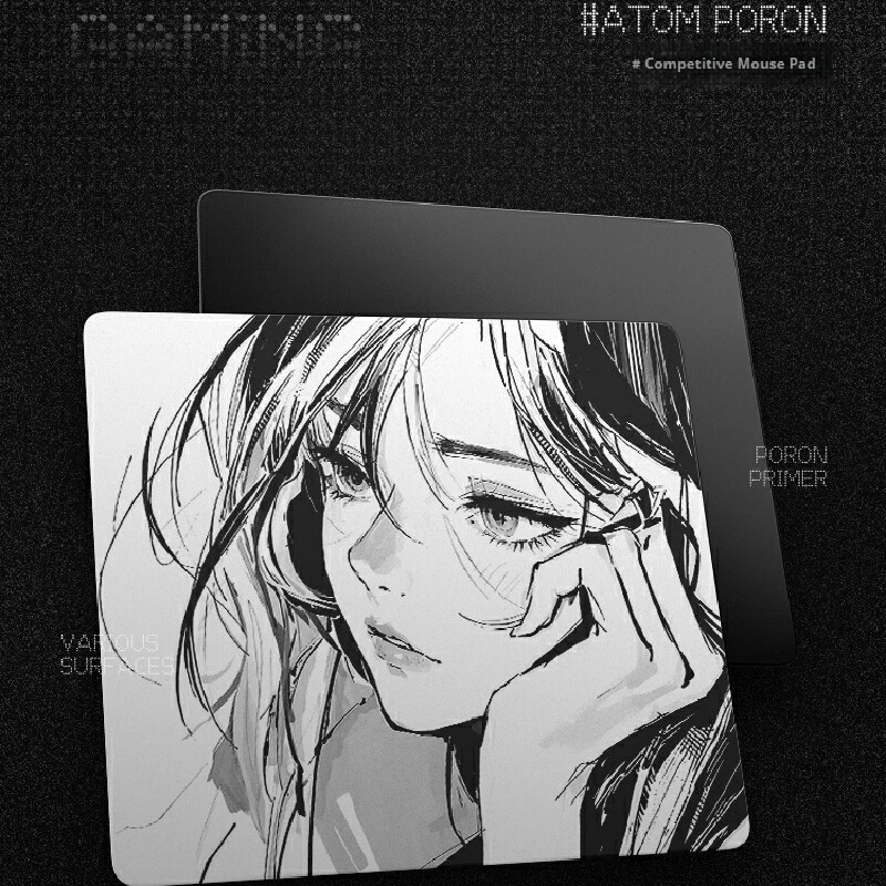 

Hot Sale Atom Adam Esports Fps Tile Mouse Pad Poron Polyurethane Custom Class Swordsmith Zero 99 Type Neutral And Astringent Pad