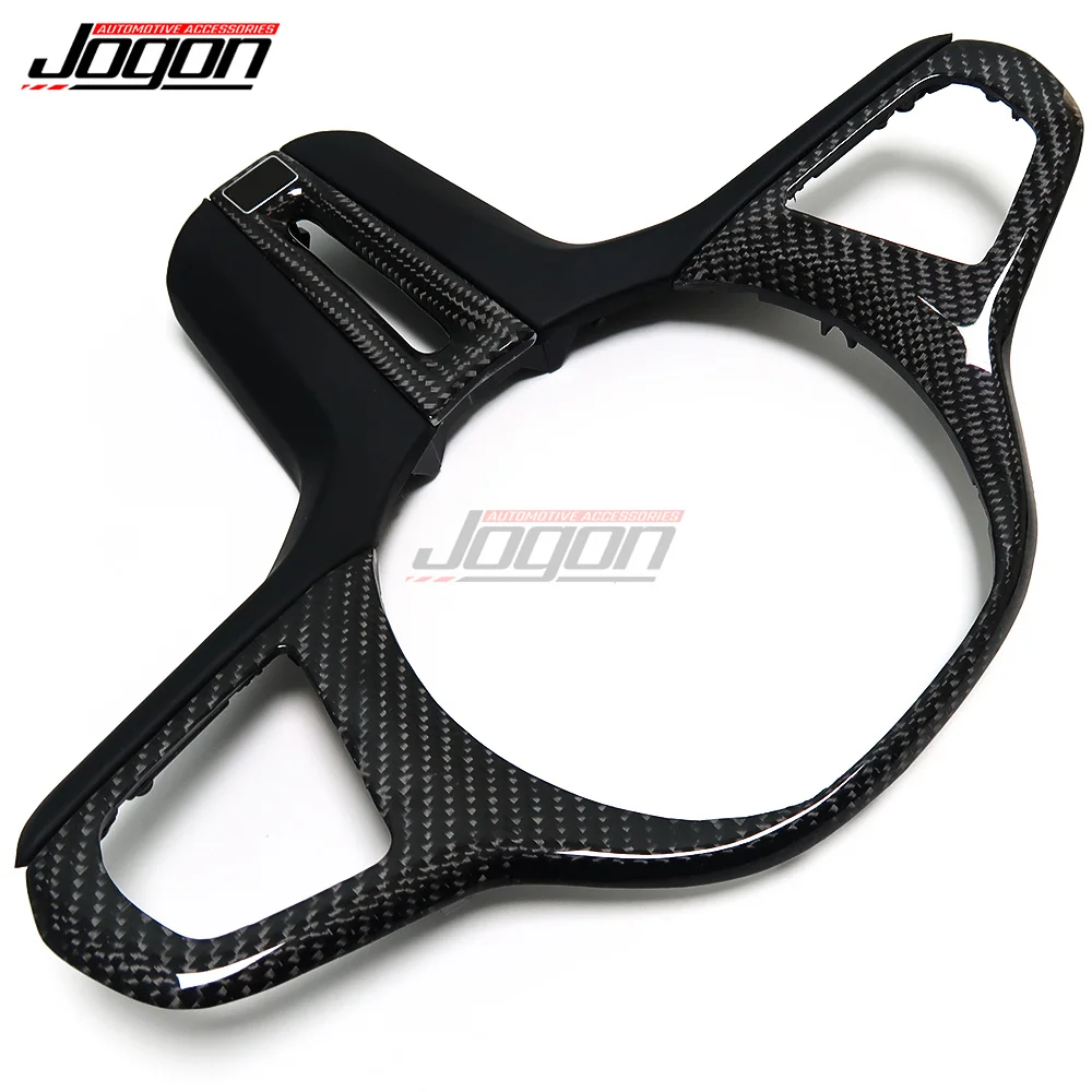 For BMW 2 3 4 Series Z4 M3 M4 G20 G21 G22 G23 G24 ID7 System Steering Wheel Cover Decoration Interior Replacement Carbon Fiber