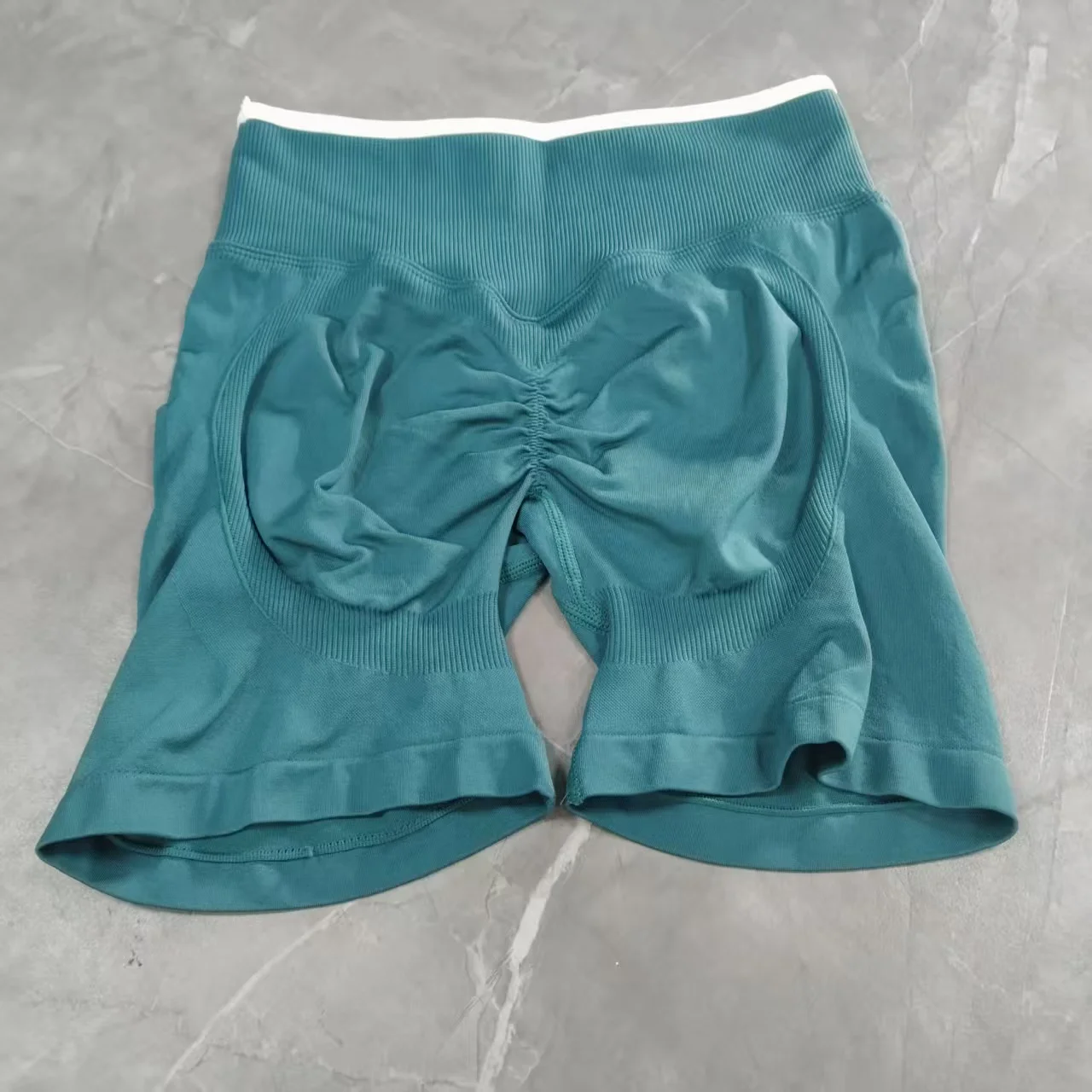 

Женские бесшовные шорты для йоги с цветными вставками, облегающие шорты для тренировок с эффектом подтяжки ягодиц, для бега и фитнеса L0G0