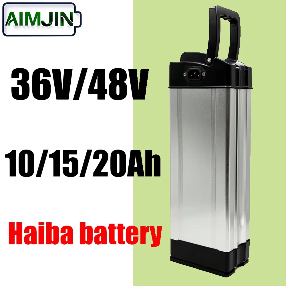 Original 36/48V High quality 10/20/30Ah Haiba E-bike battery,500W 750W 1000W High-power 18650 Lithium ion battery pack