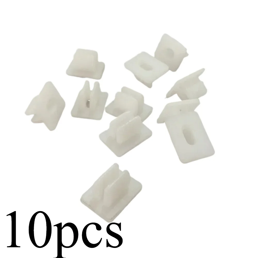 10pcs For Coarse 7mm High 9.5mm Fast Wire Holder Screw Base Nut Nut Base Screw Plastic Clip Automotive Decorative Buckle