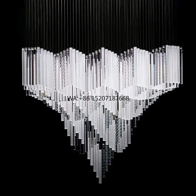 Hotel Lobby Club Banquet Hall Project Custom Lamp Villa Model Room Art Glass