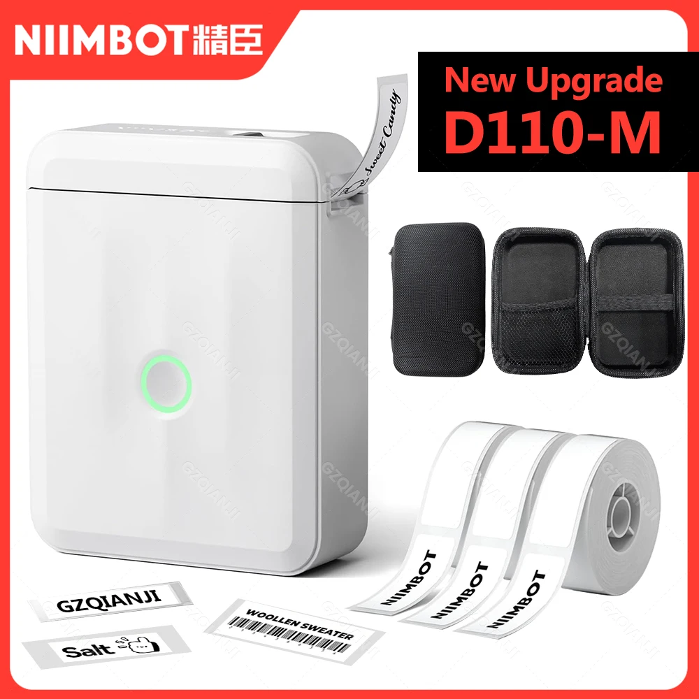 Niimbot D110M мини-портативный термопринтер Bluetooth самоклеящаяся наклейка интеллект для коммерческого домашнего использования Niimbot D110