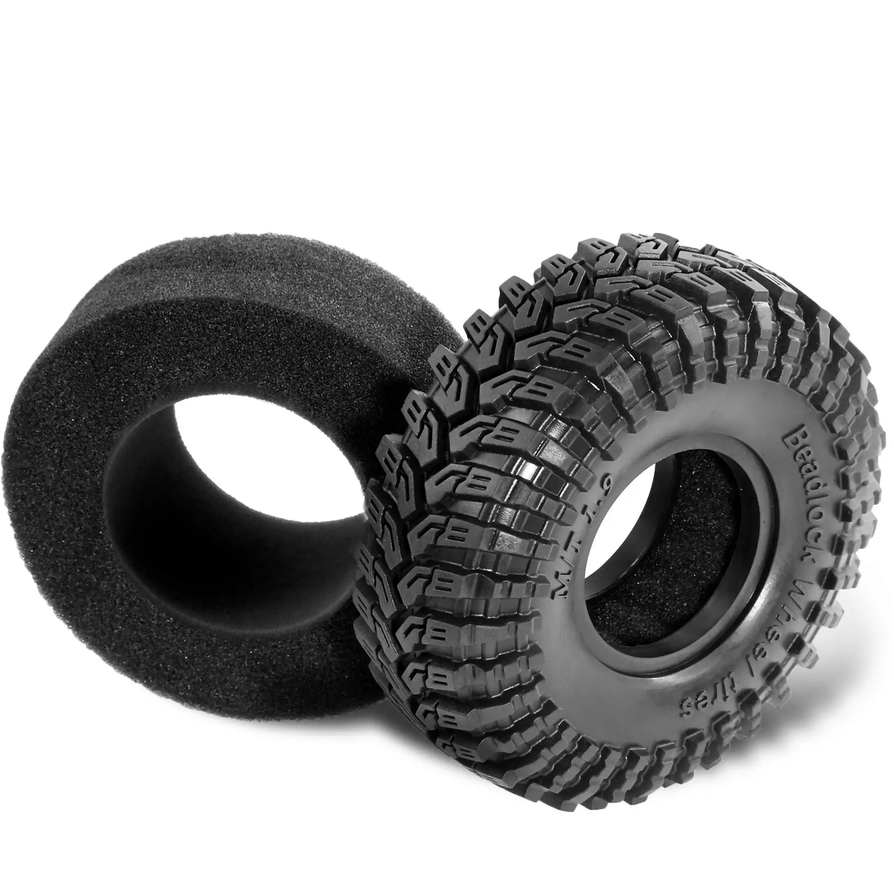 

4 шт. 1,9-дюймовая резиновая шина 115*45 мм для 1/10 Rc Crawler Car Traxxas Trx6 Axial Scx10 Wraith Scx10 Yikong Rgt Wrangler 1,9 колеса