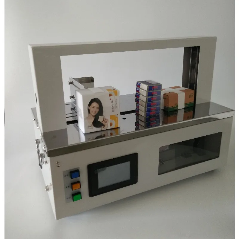 ماكينة ربط شريط الورق الورقية الأوتوماتيكية لصندوق الكرتون