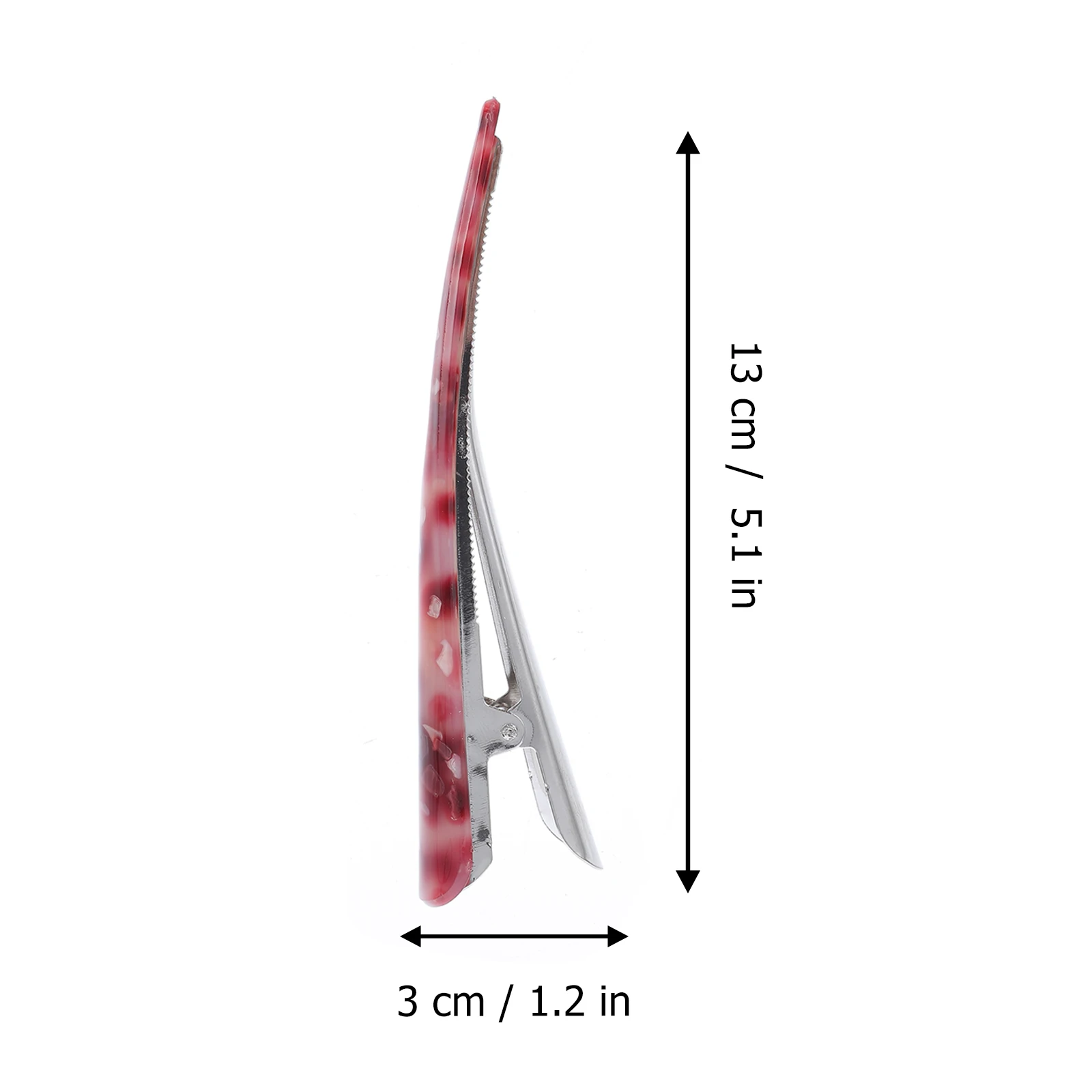 

6Pcs Classic Hair Clip Exquisite Duckbill Hairpins Ideal for Hairstyle Decoration Vintage Acrylic Clips Acrylic Hair Clips