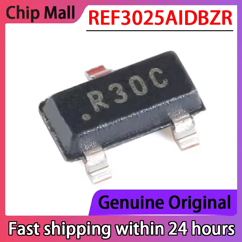 2PCS New Original REF3025AIDBZR REF3125AIDBZR Silk Screen R30C R31C SOT-23 Voltage Reference Chip Brand New in Stock